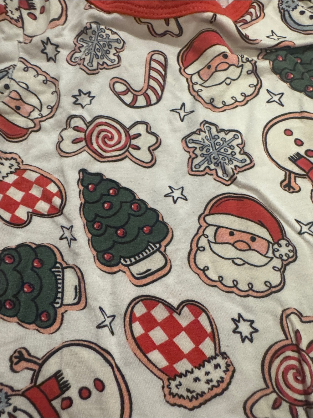 Caden Lane Santa’s Cookies 2-piece Pajamas - Picture 4 of 5